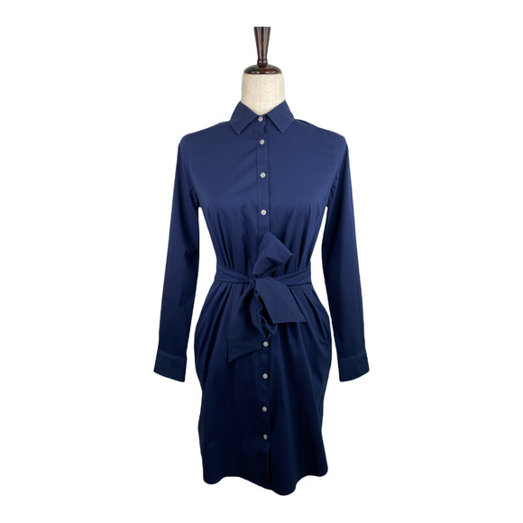 UNTUCKit Long Sleeve NANCY Shirt Dress 0 - Picture 1 of 4